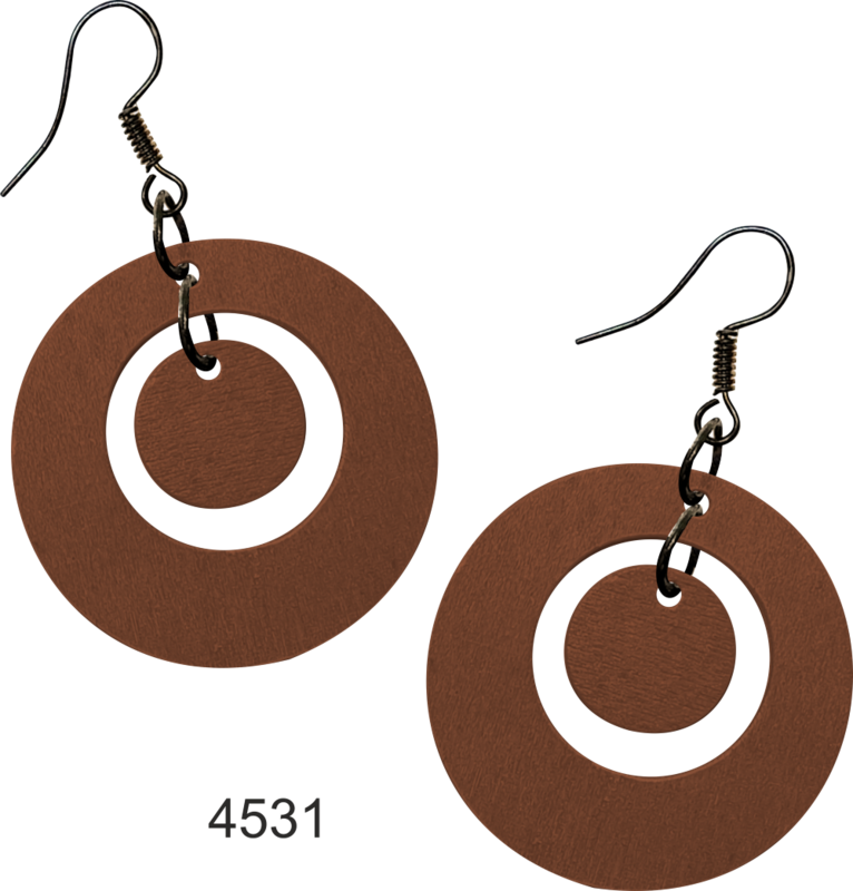 Tummanruskeat ympyräkorvakorut