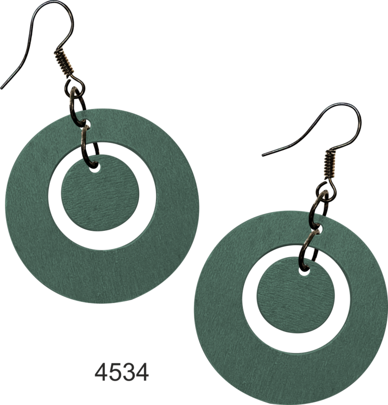 Vihreät ympyräkorvakorut