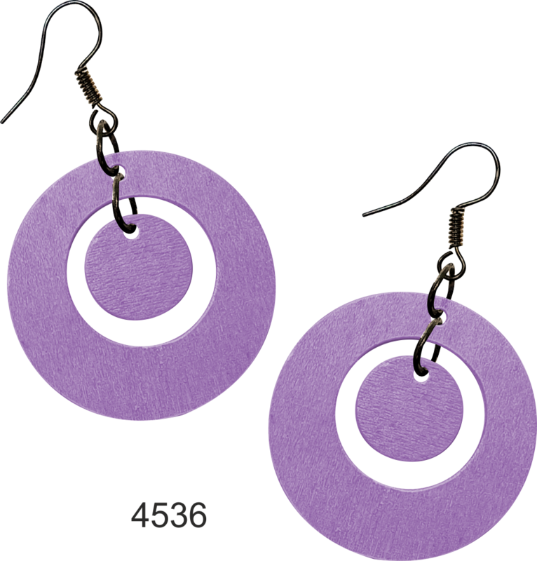 Lilat ympyräkorvakorut