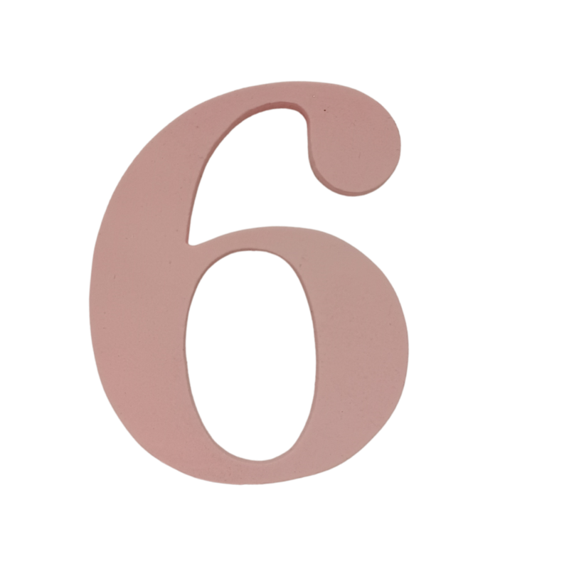 6, mini vaaleanpunainen