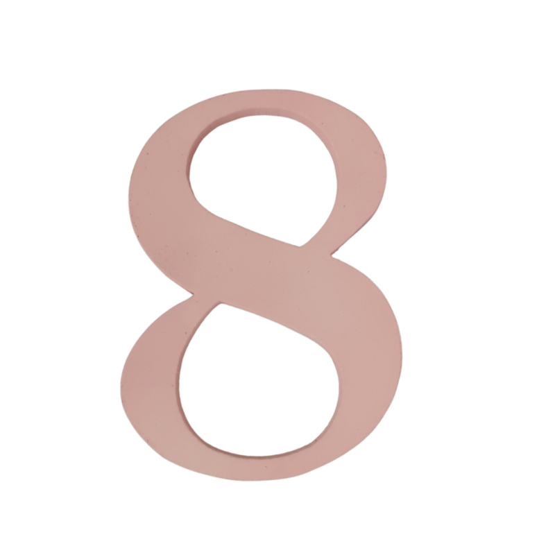 8, mini vaaleanpunainen