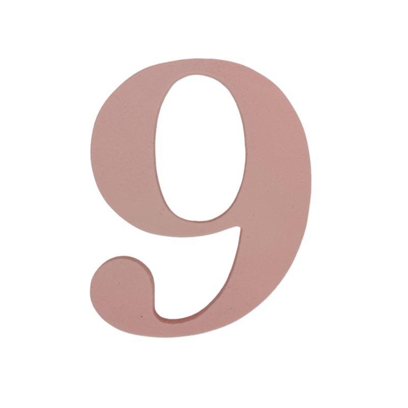 9, mini vaaleanpunainen