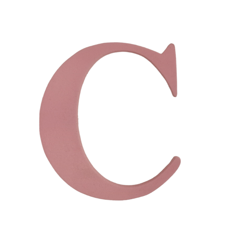 C, mini vaaleanpunainen