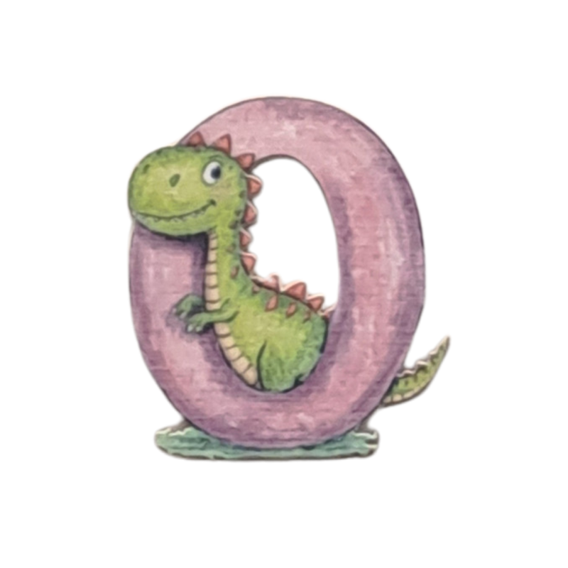 Dinousaurus - kirjain- ja numeromagneetti